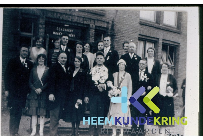1930 Koning B.J.Stoll en Koningin Stoll Blij F00002799
